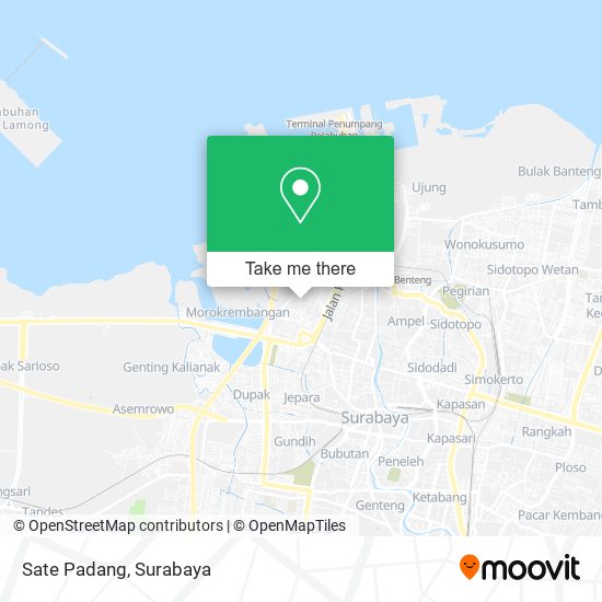 Sate Padang map