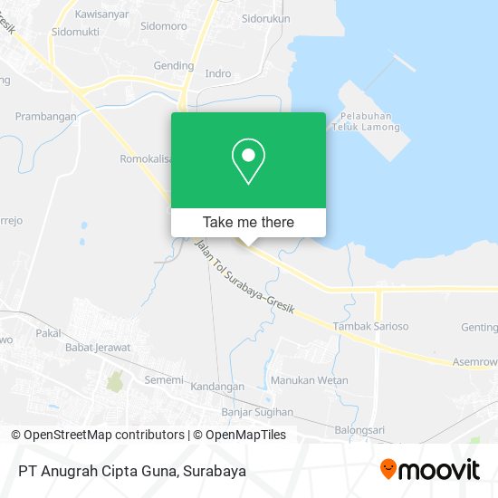 PT Anugrah Cipta Guna map