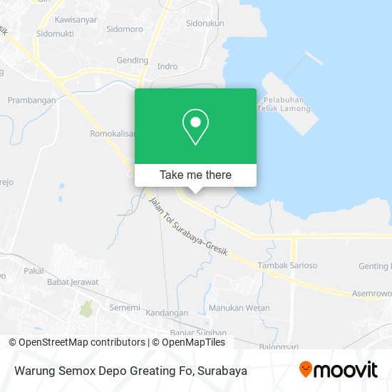 Warung Semox Depo Greating Fo map