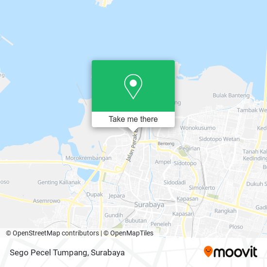 Sego Pecel Tumpang map