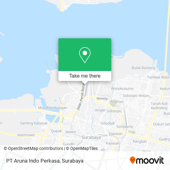 PT Aruna Indo Perkasa map