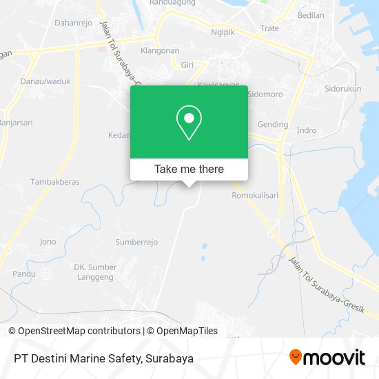 PT Destini Marine Safety map