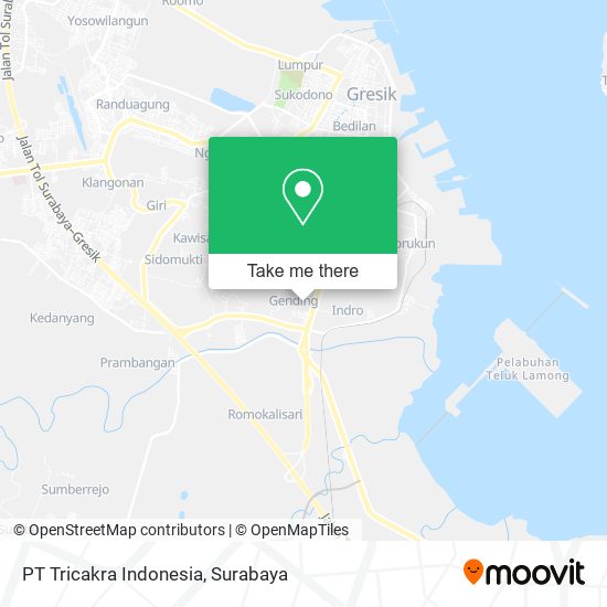 PT Tricakra Indonesia map