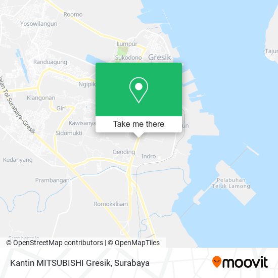 Kantin MITSUBISHI Gresik map