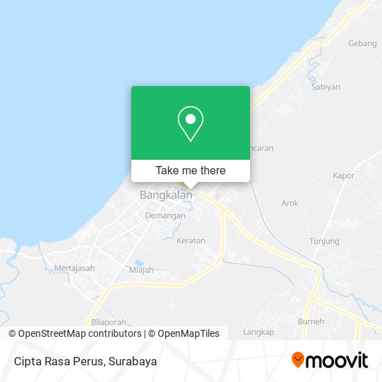 Cipta Rasa Perus map