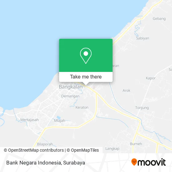 Bank Negara Indonesia map