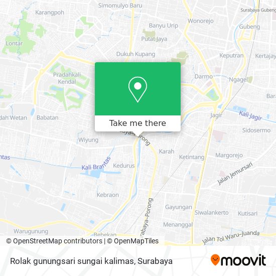 Rolak gunungsari sungai kalimas map