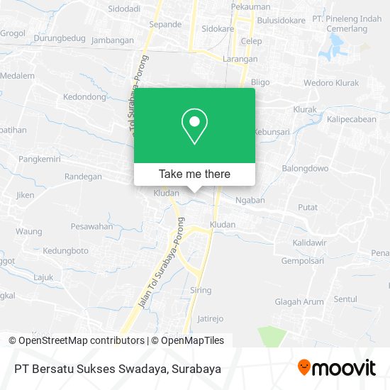 PT Bersatu Sukses Swadaya map