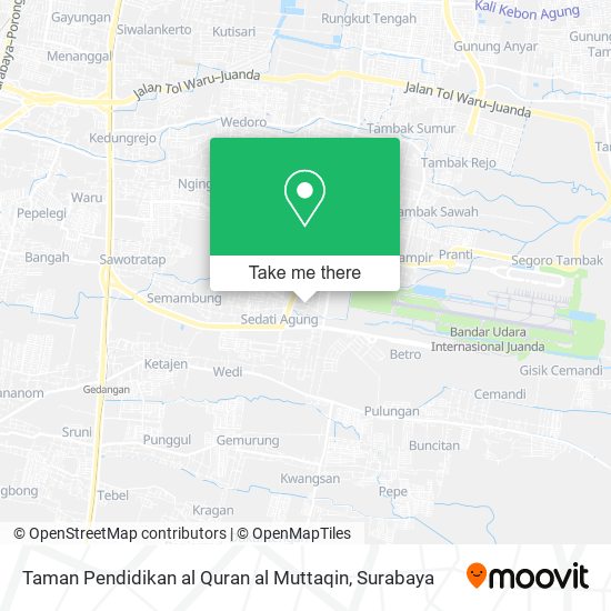 Taman Pendidikan al Quran al Muttaqin map