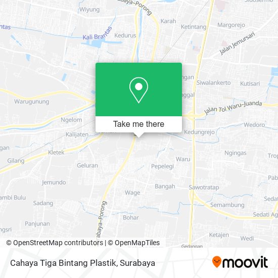 Cahaya Tiga Bintang Plastik map