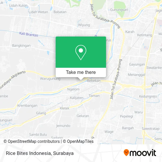 Rice Bites Indonesia map