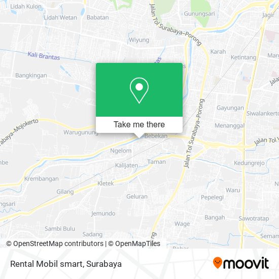 Rental Mobil smart map