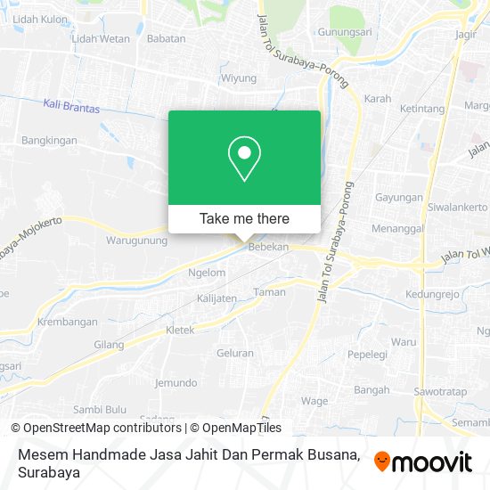 Mesem Handmade Jasa Jahit Dan Permak Busana map