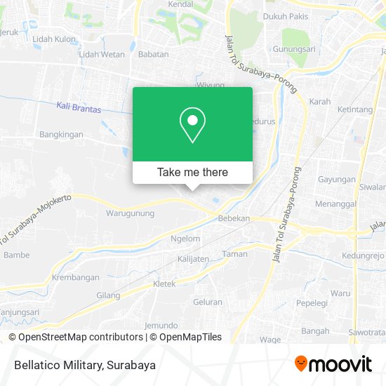 Bellatico Military map