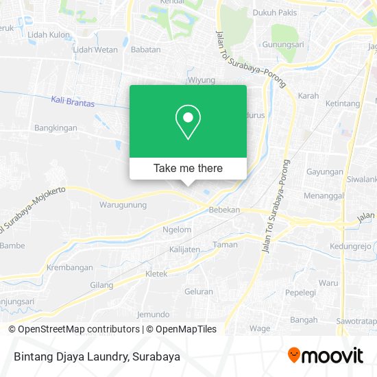 Bintang Djaya Laundry map