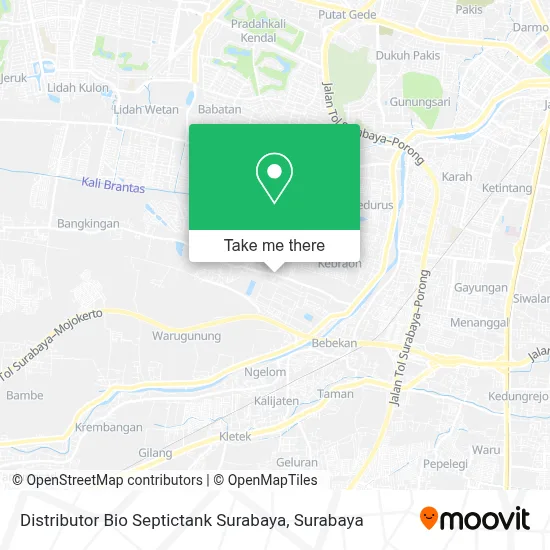 Distributor Bio Septictank Surabaya map
