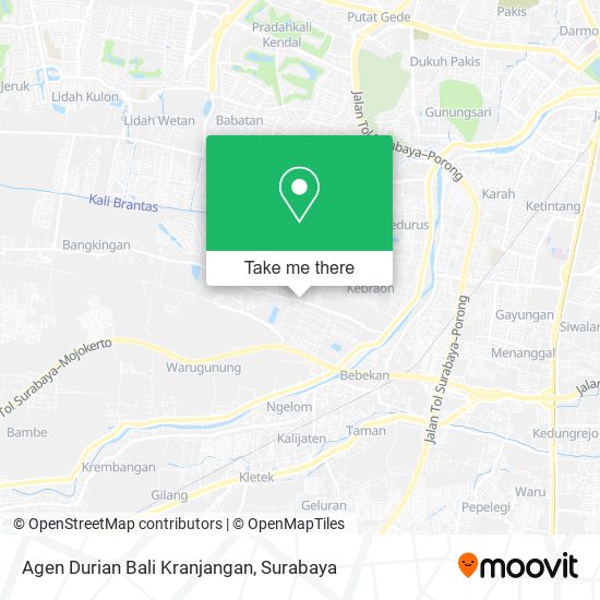 Agen Durian Bali Kranjangan map