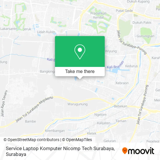 Service Laptop Komputer Nicomp Tech Surabaya map