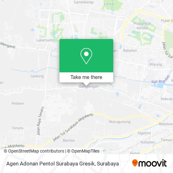 Agen Adonan Pentol Surabaya Gresik map