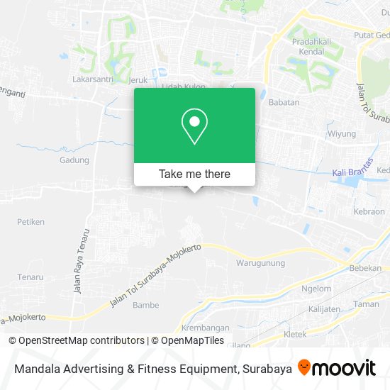 Mandala Advertising & Fitness Equipment map