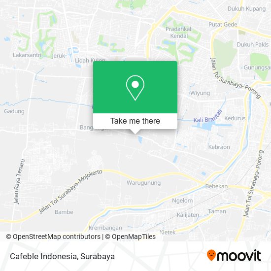 Cafeble Indonesia map