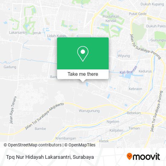 Tpq Nur Hidayah Lakarsantri map