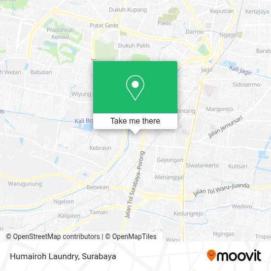 Humairoh Laundry map