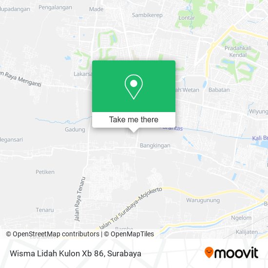 Wisma Lidah Kulon Xb 86 map