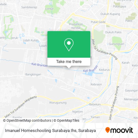 Imanuel Homeschooling Surabaya Ihs map