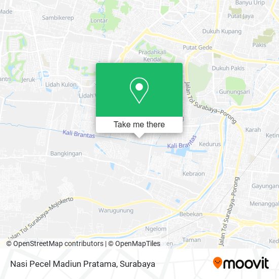 Nasi Pecel Madiun Pratama map