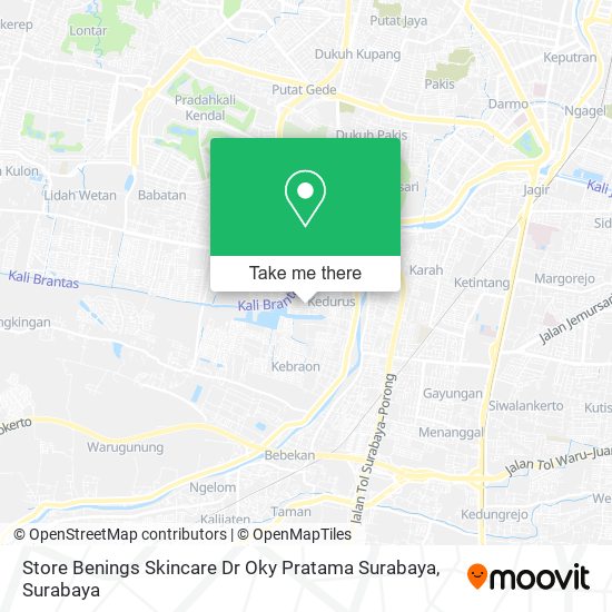 Store Benings Skincare Dr Oky Pratama Surabaya map