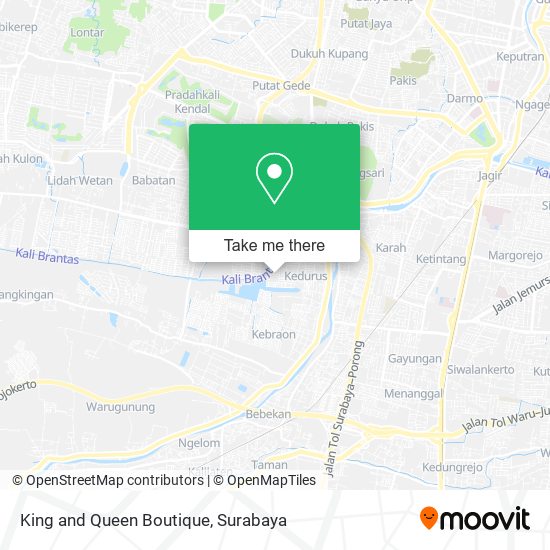 King and Queen Boutique map