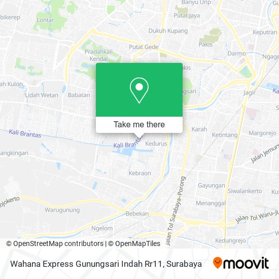 Wahana Express Gunungsari Indah Rr11 map