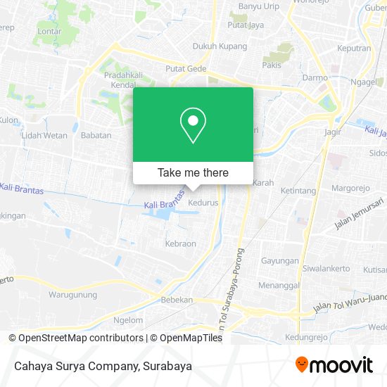 Cahaya Surya Company map