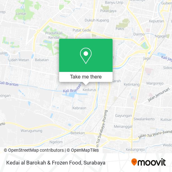 Kedai al Barokah & Frozen Food map