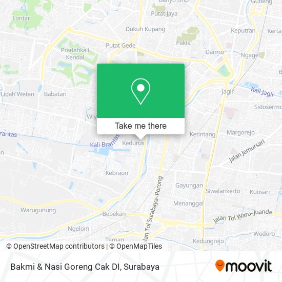 Bakmi & Nasi Goreng Cak DI map