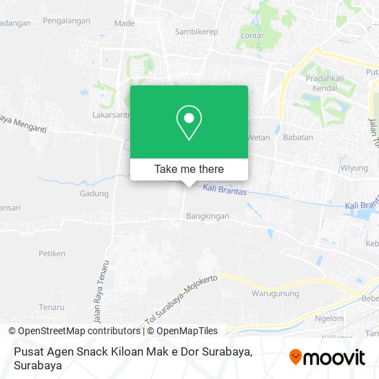 Pusat Agen Snack Kiloan Mak e Dor Surabaya map