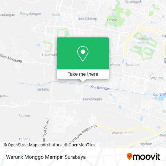 Warunk Monggo Mampir map