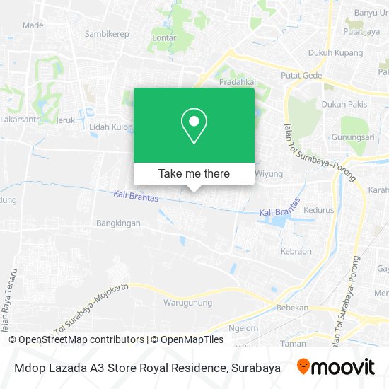 Mdop Lazada A3 Store Royal Residence map