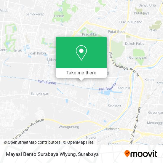 Mayasi Bento Surabaya Wiyung map