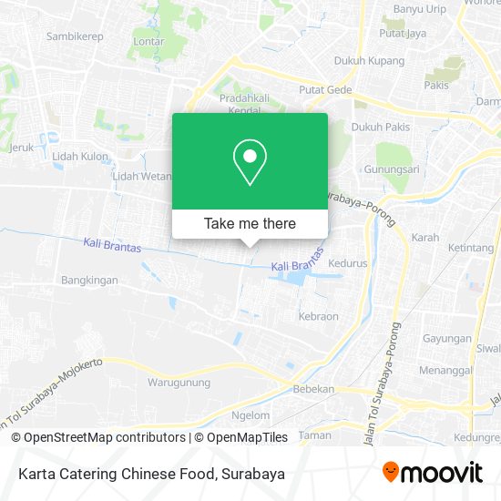 Karta Catering Chinese Food map