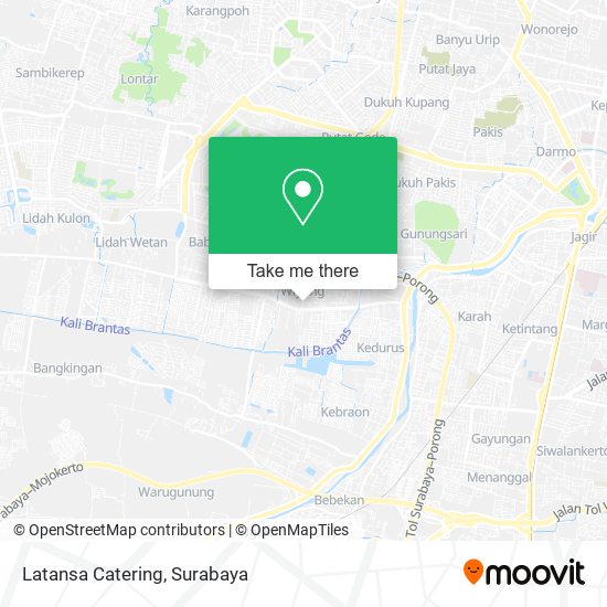Latansa Catering map