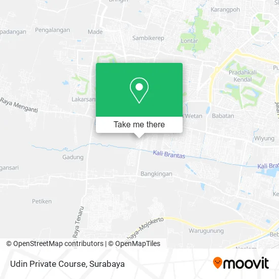 Udin Private Course map