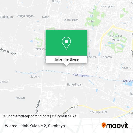 Wisma Lidah Kulon e 2 map