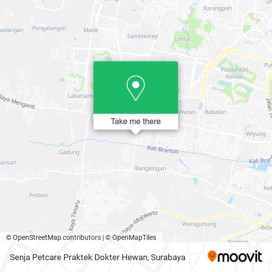 Senja Petcare Praktek Dokter Hewan map