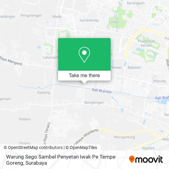 Warung Sego Sambel Penyetan Iwak Pe Tempe Goreng map