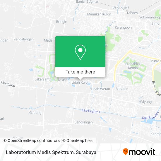 Laboratorium Medis Spektrum map