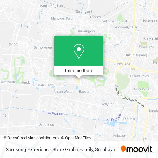 Samsung Experience Store Graha Family map