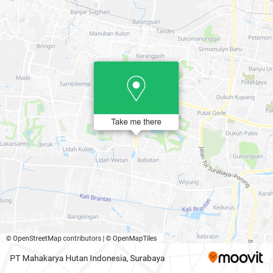 PT Mahakarya Hutan Indonesia map