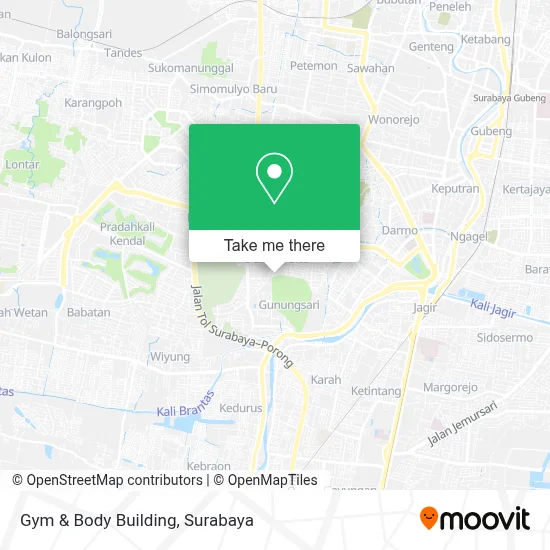 Gym & Body Building map